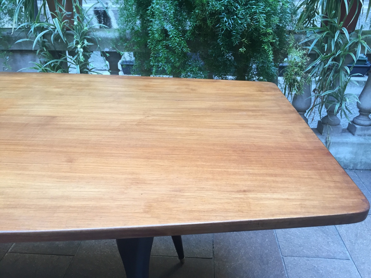 TAVOLO LEGNO NATURALE - S.Oggetti Milano Vintage