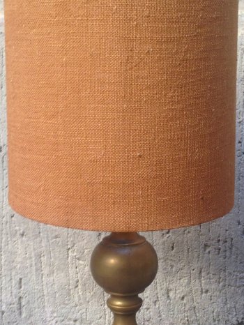 COPPIA DI LAMPADE BASE IN BRONZO