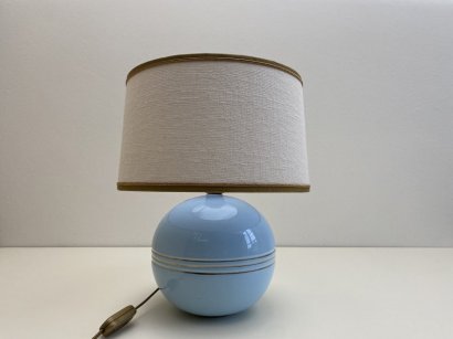 LAMPADA BASE IN CERAMICA AZZURRA